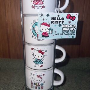 Hello Kitty Stackable Espresso Set 2024 Silver Buffalo